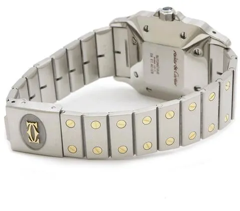 Cartier Santos W20011C4 29mm Yellow gold and Stainless steel White 9