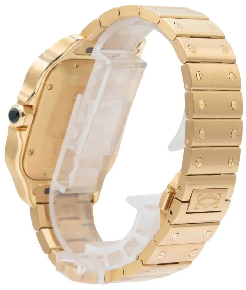 Cartier Santos WGSA0029 40mm Yellow gold Silver 2