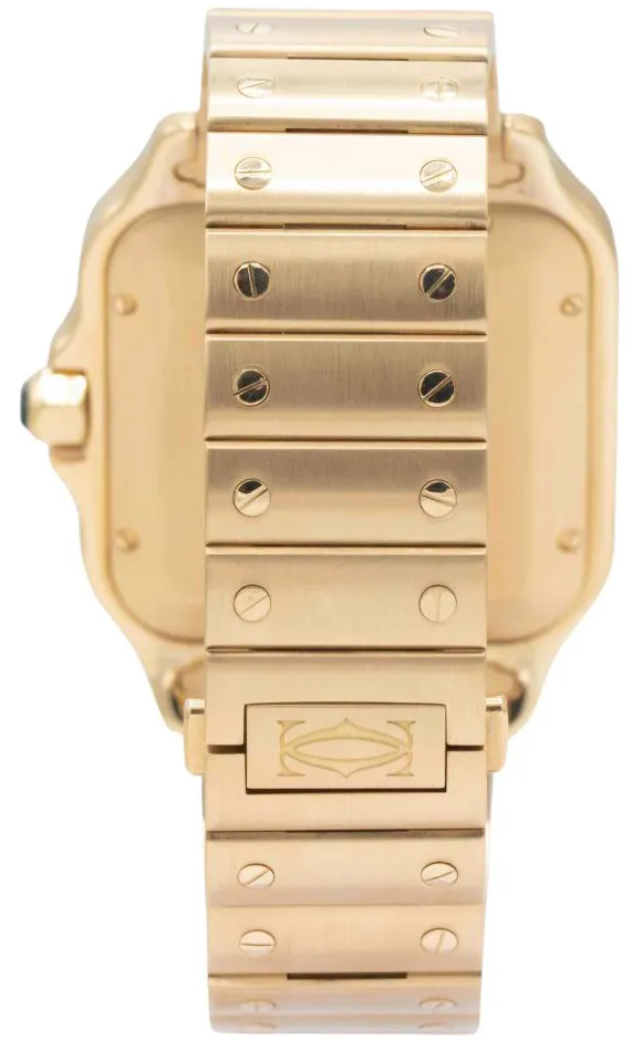 Cartier Santos WGSA0029 40mm Yellow gold Silver 3