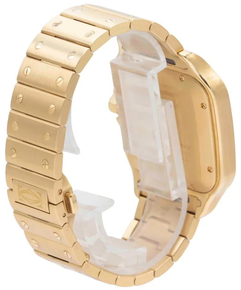 Cartier Santos WGSA0029 40mm Yellow gold Silver 4