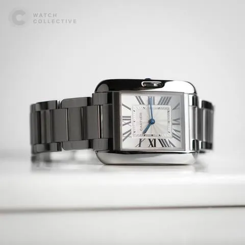 Cartier Tank Anglaise W5310044 26mm Stainless steel Silver 2