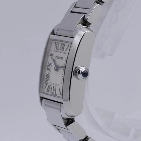 Cartier Tank Française W51008Q3 20mm Stainless steel White 2