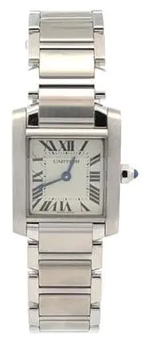 Cartier Tank Française W51008Q3 Stainless steel Champagne