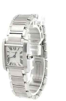 Cartier Tank Française W51008Q3 Stainless steel Champagne 1