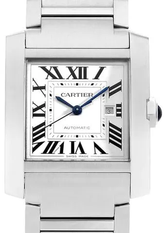 Cartier Tank Française WSTA0067 36.5mm Stainless steel Silver