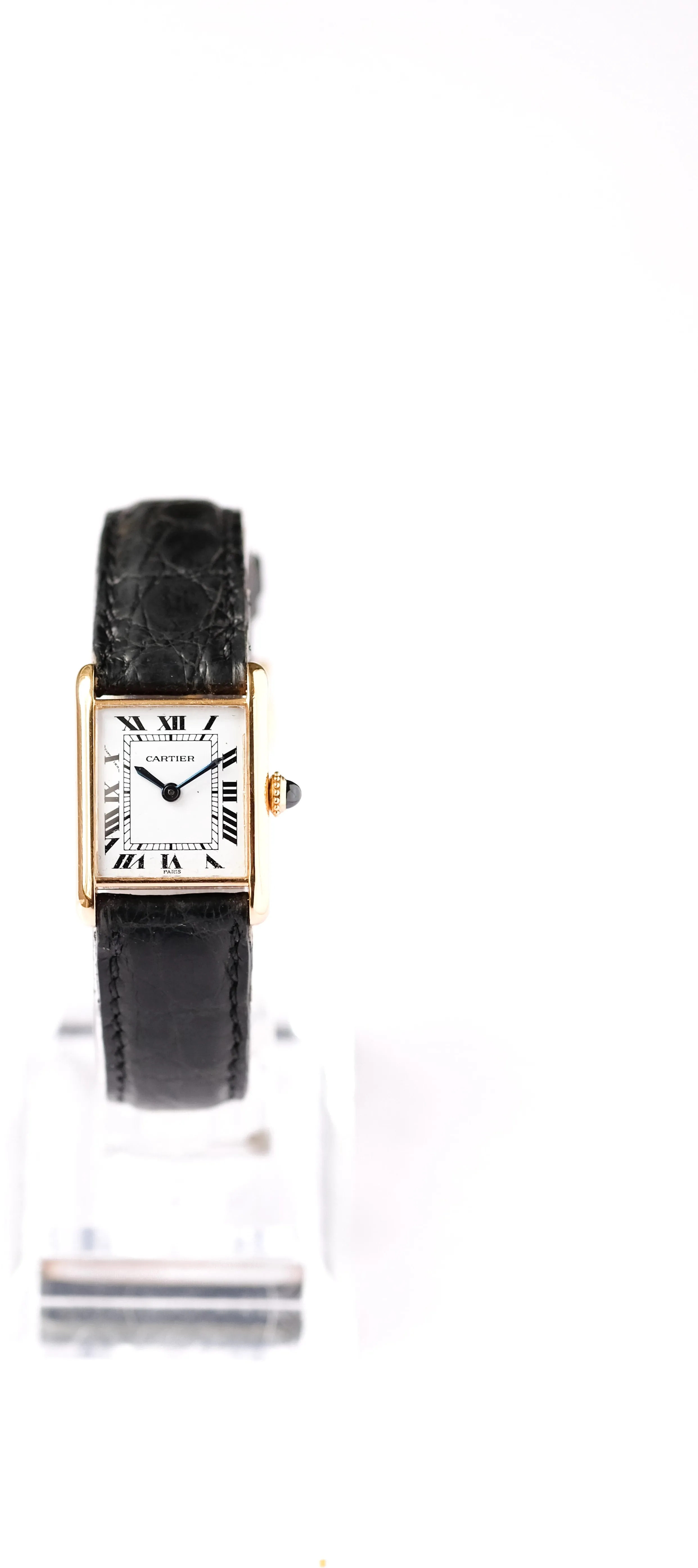 Cartier Tank Louis 19mm Yellow gold White