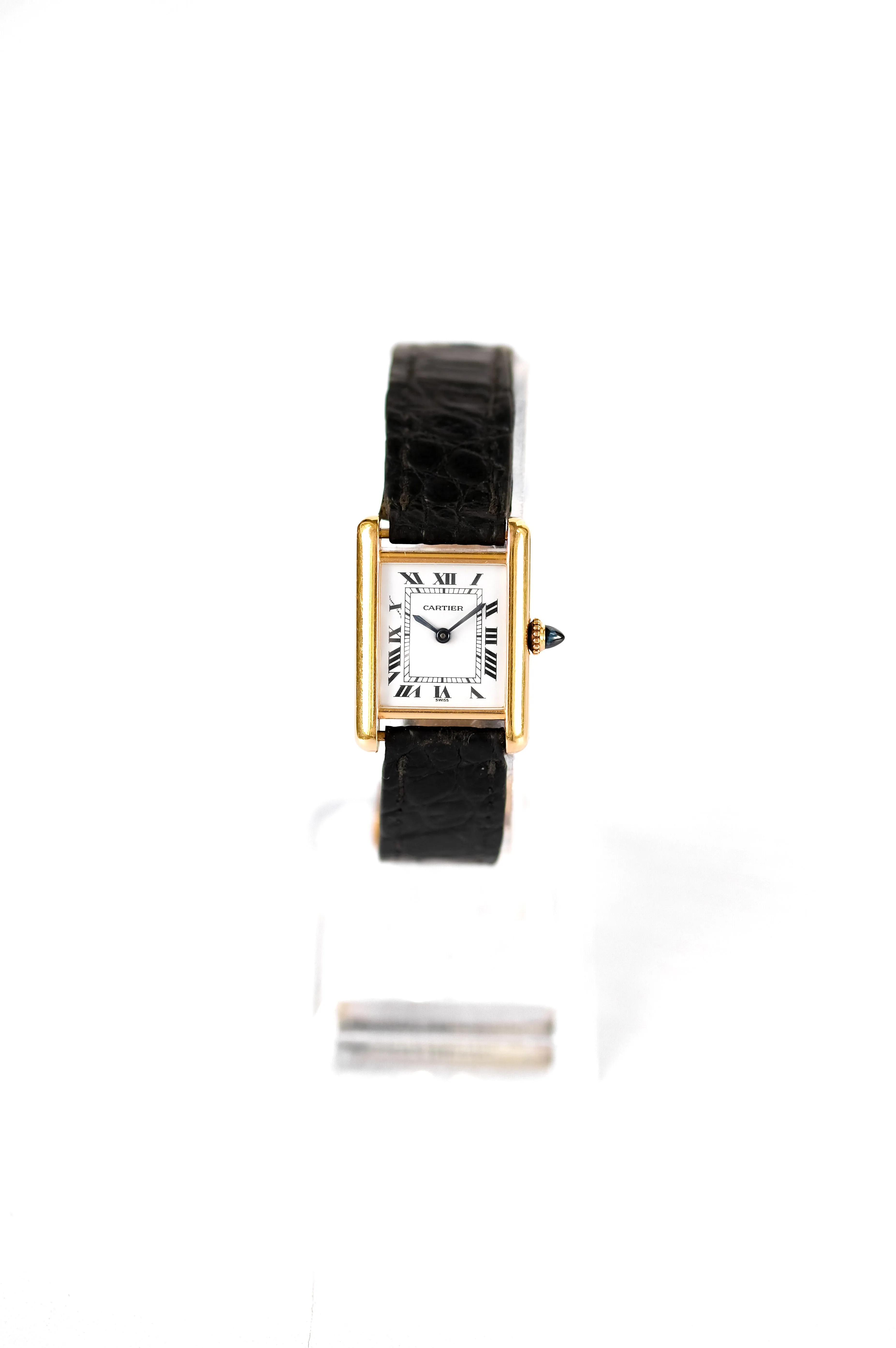 Cartier Tank Louis 20mm Yellow gold White