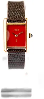 Cartier Tank Must Vermeil White