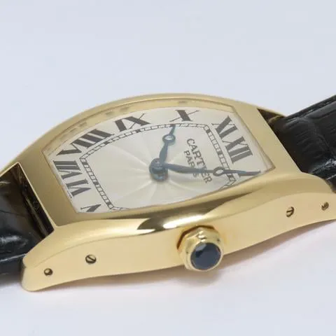 Cartier Tortue 2496C 34mm Yellow gold Silver 7