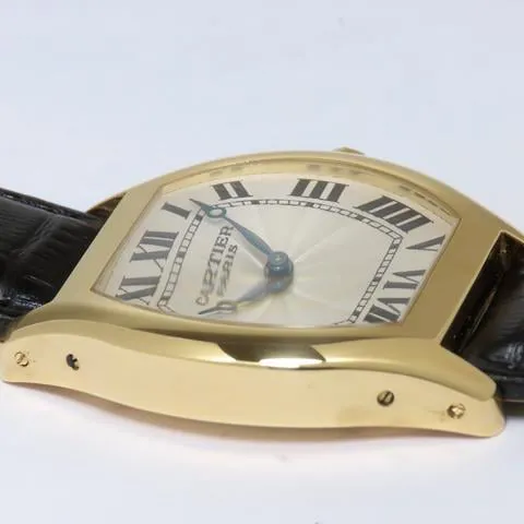 Cartier Tortue 2496C 34mm Yellow gold Silver 8