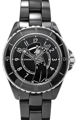 Chanel Mademoiselle H7609 38mm Ceramic Black