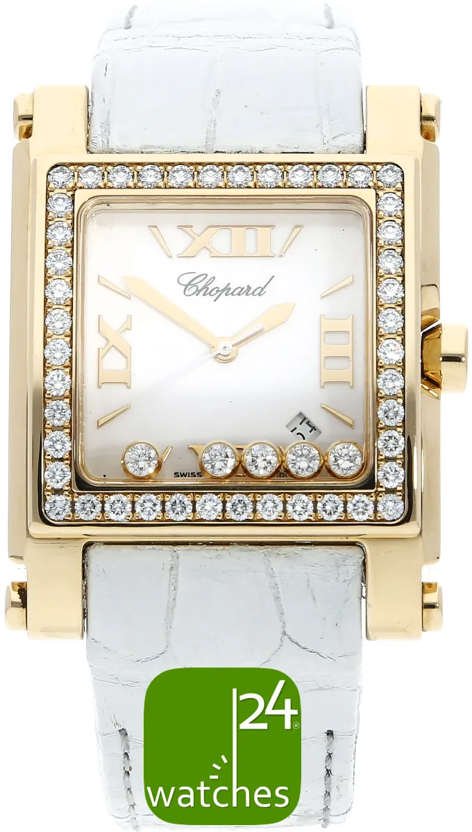 Chopard Happy Sport 28/3569 35mm Yellow gold White