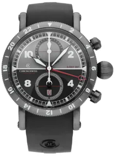 Chronoswiss Timemaster CHD-7535G-DN/71-1 Stainless steel Black