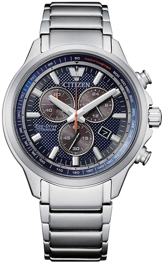 Citizen Eco-Drive AT2470-85L 42mm Titanium Blue