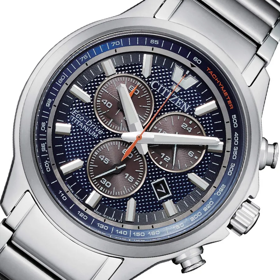 Citizen Eco-Drive AT2470-85L 42mm Titanium Blue 1