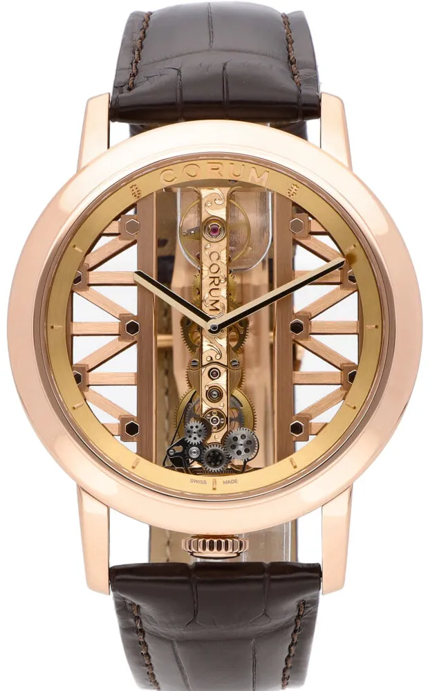 Corum Golden Bridge B113/03010 43mm Rose gold and 18k rose gold