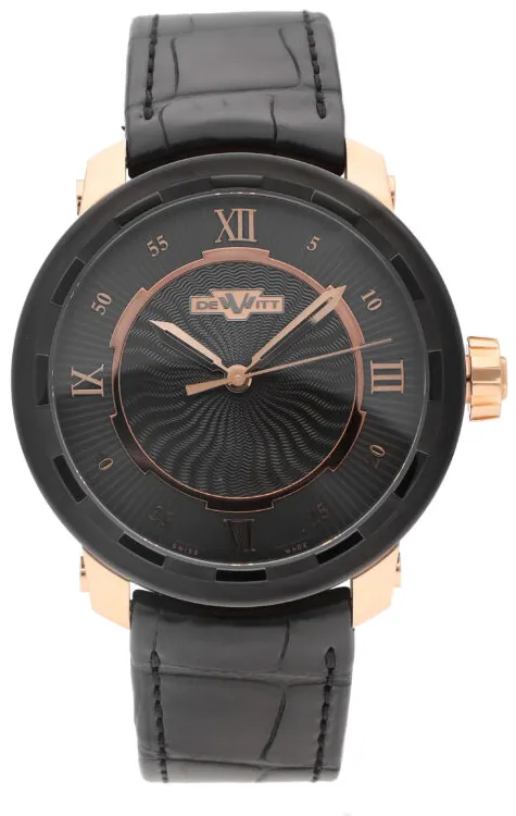 Dewitt Twenty-8-Eight .AU.011 43mm Rose gold and 18k rose gold Black