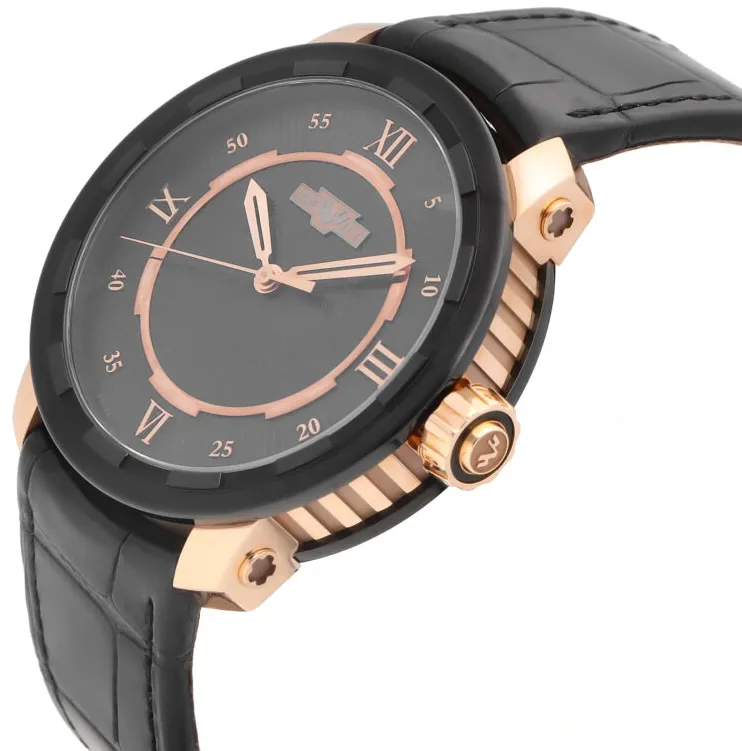 Dewitt Twenty-8-Eight .AU.011 43mm Rose gold and 18k rose gold Black 1