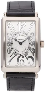 Franck Muller Long Island 1000QZ 18k white gold Silver