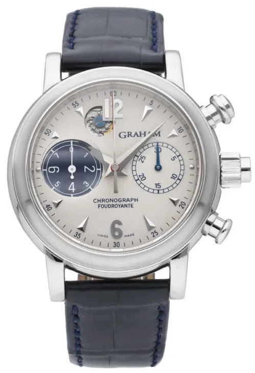 Graham 41mm Platinum White