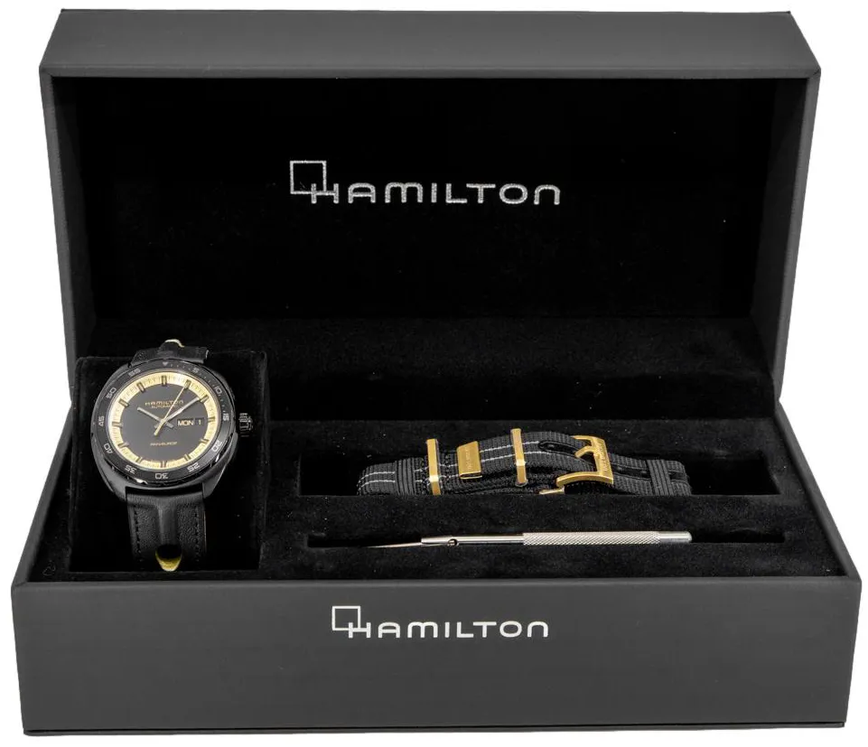 Hamilton American Classic H35425730 42mm Stainless steel and Black PVD Black 8