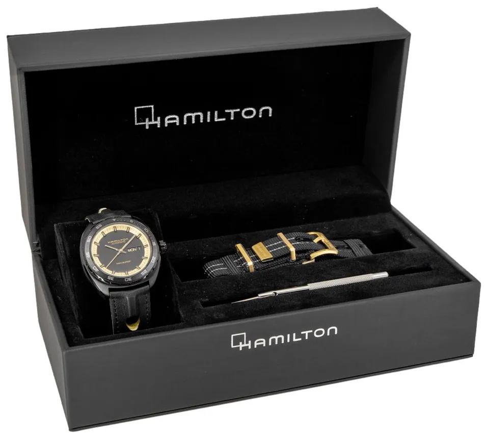 Hamilton American Classic H35425730 42mm Stainless steel and Black PVD Black 9