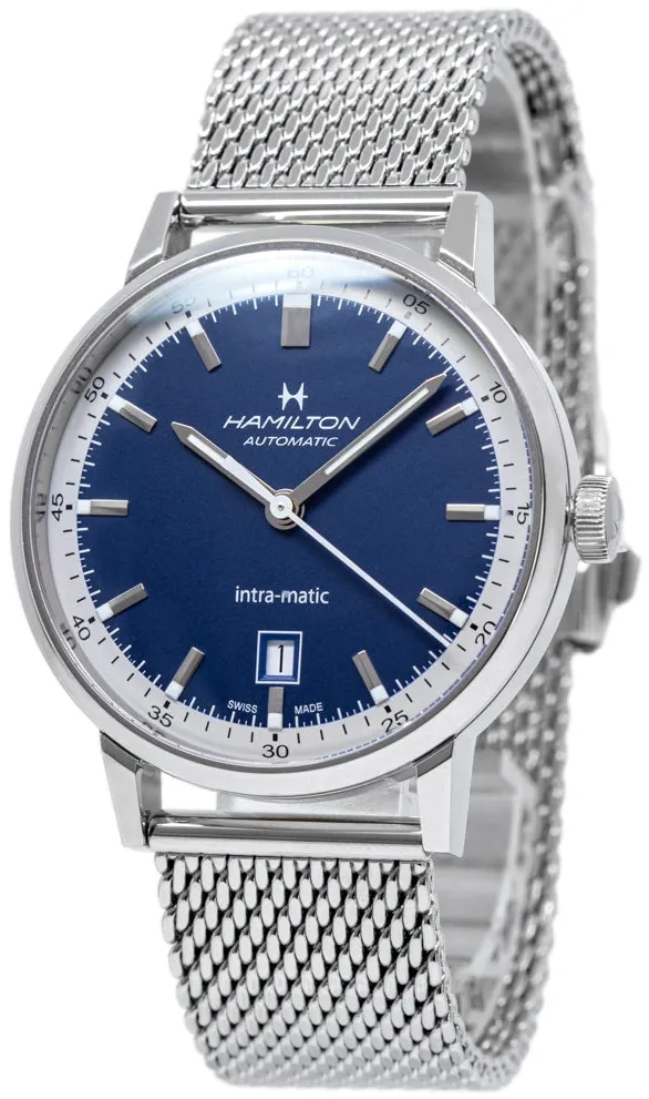 Hamilton American Classic H38425140 40mm Stainless steel Blue