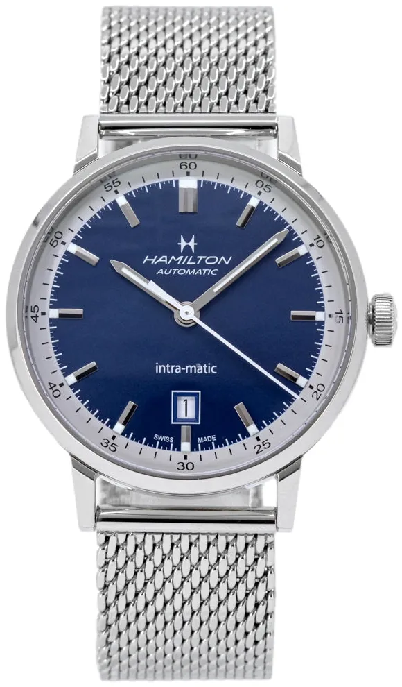 Hamilton American Classic H38425140 40mm Stainless steel Blue 2