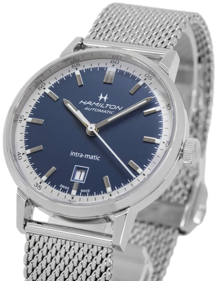 Hamilton American Classic H38425140 40mm Stainless steel Blue 9