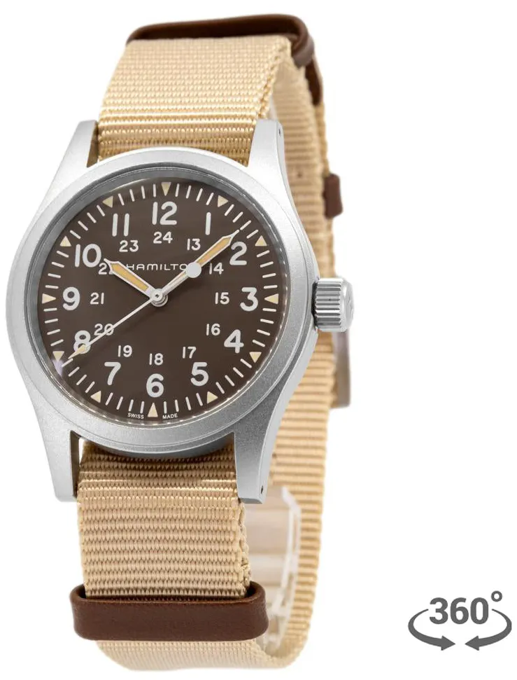 Hamilton Khaki Field H69439901 38mm Stainless steel Brown