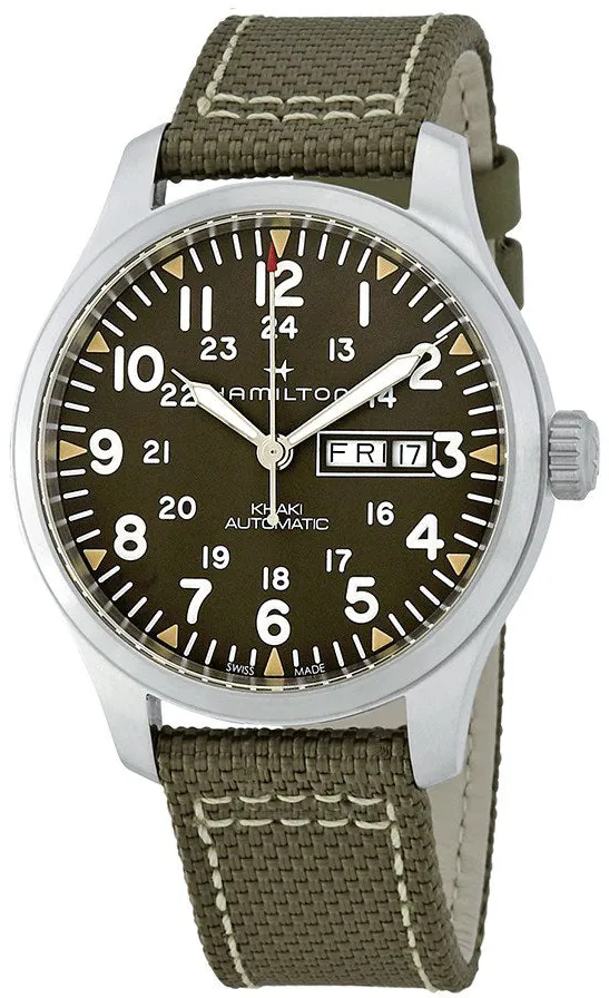 Hamilton Khaki Field H70535081 42mm Stainless steel Green