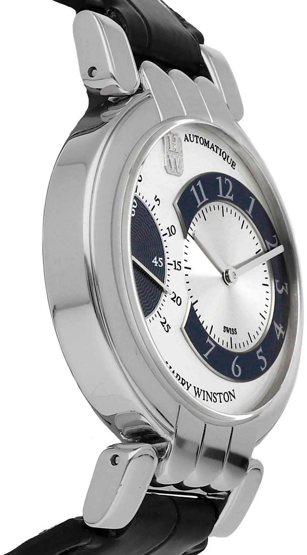 Harry Winston Premiere PREAEX37WW005 37mm White gold Blue and Silver 2