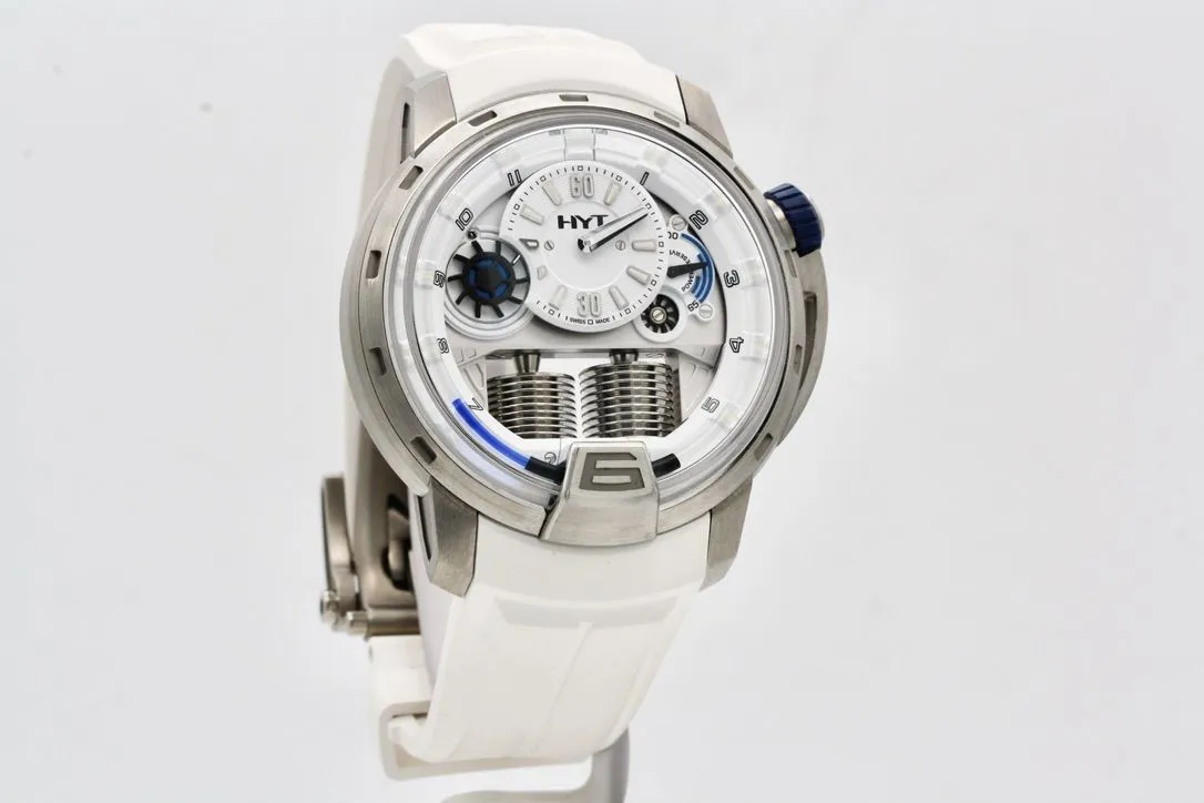 HYT H1 H00020-A 148-TT-11-BF-RW 49mm Titanium White