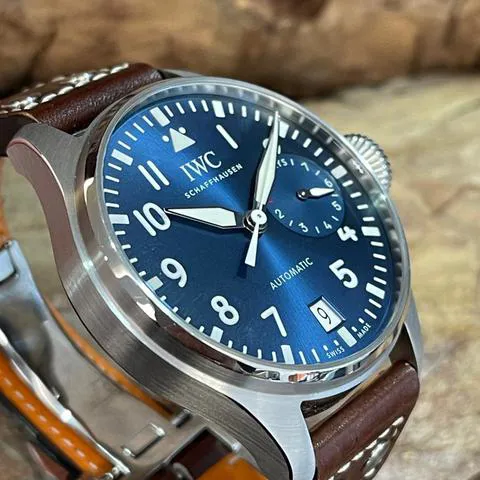 IWC Big Pilot IW500916 46mm Stainless steel Blue 4