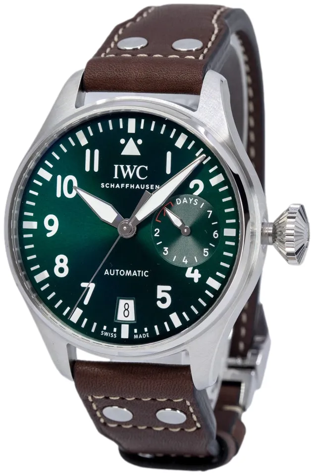 IWC Big Pilot IW501015 46.2mm Stainless steel Green