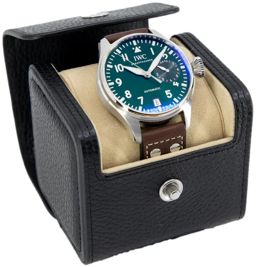 IWC Big Pilot IW501015 46.2mm Stainless steel Green 2