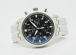 IWC Pilot IW371704 Stainless steel Black