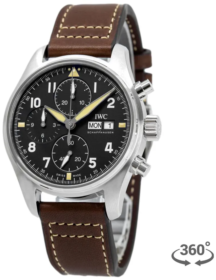 IWC Pilot IW387903 41mm Stainless steel Black