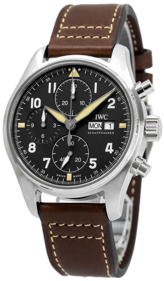 IWC Pilot IW387903 41mm Stainless steel Black 1