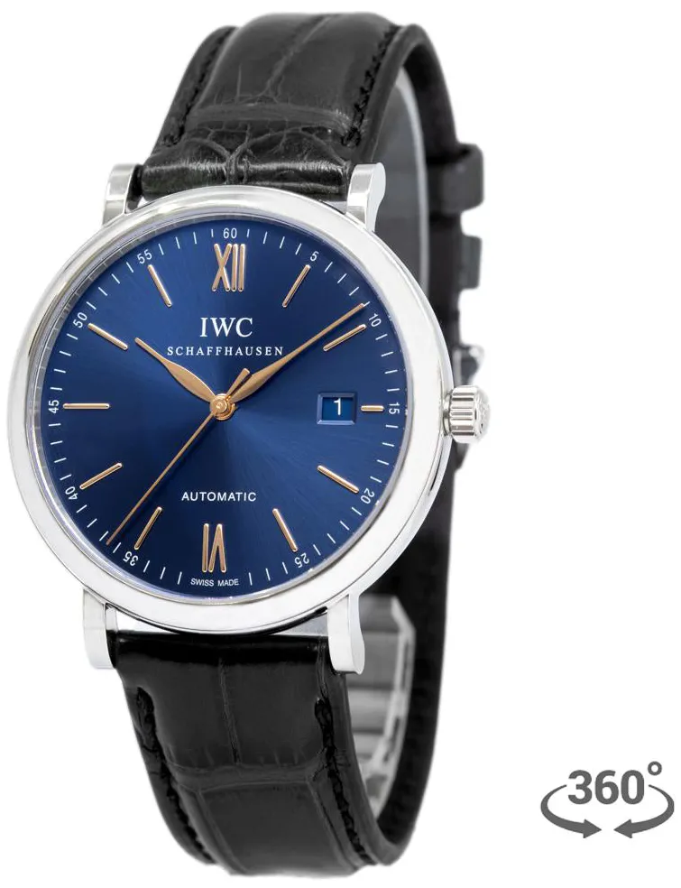 IWC Portofino IW356523 40mm Stainless steel Blue