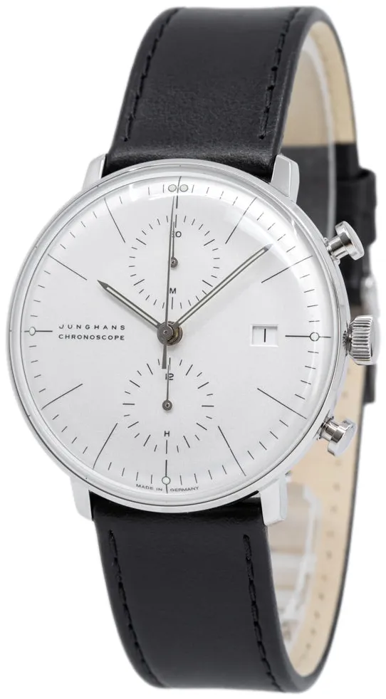 Junghans max bill 027/4600.02 40mm Stainless steel White 1