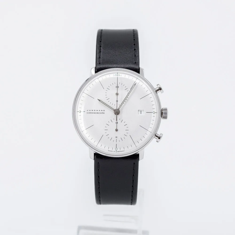 Junghans max bill 027/4600.02 40mm Stainless steel White 11