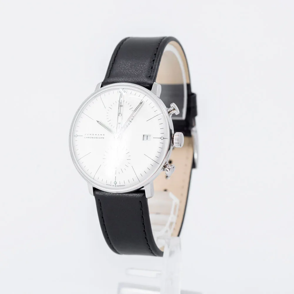 Junghans max bill 027/4600.02 40mm Stainless steel White 13