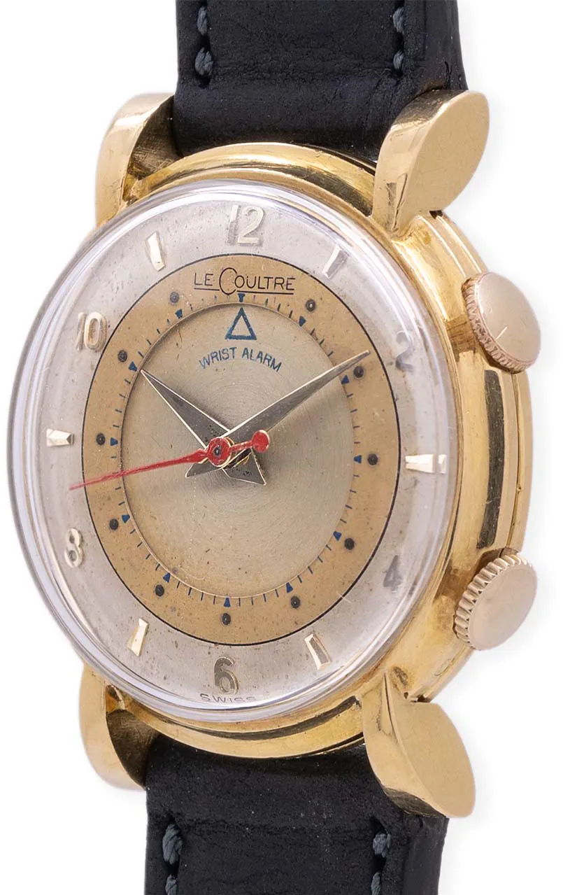 LeCoultre Alarm 3155 32mm 14K YG Champagne 1