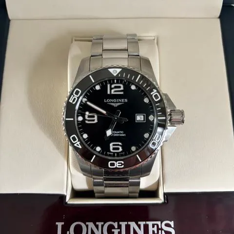 Longines HydroConquest L3.782.4.56.6 43mm Stainless steel Black 4