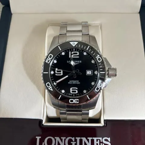 Longines HydroConquest L3.782.4.56.6 43mm Stainless steel Black 5