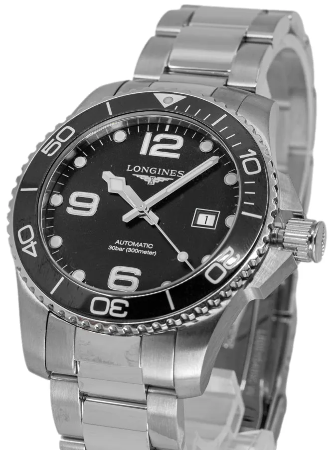 Longines HydroConquest L3.782.4.56.6 43mm Stainless steel Black 2