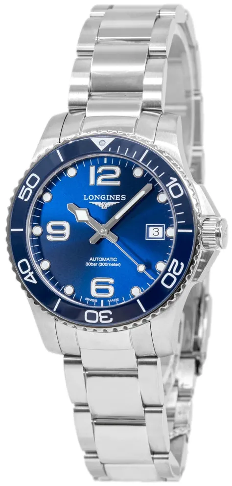 Longines HydroConquest L37804966 39mm Stainless steel Blue 1