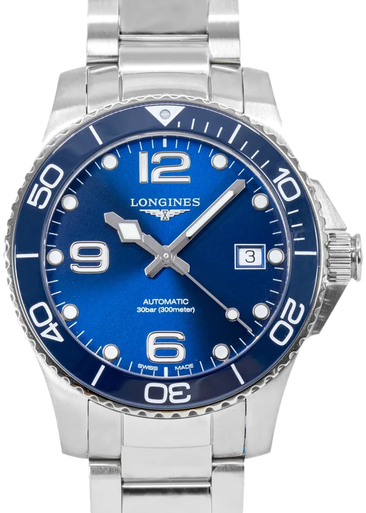 Longines HydroConquest L37804966 39mm Stainless steel Blue 2