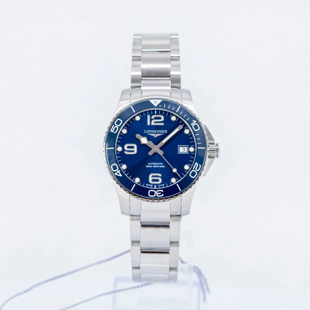 Longines HydroConquest L37804966 39mm Stainless steel Blue 11